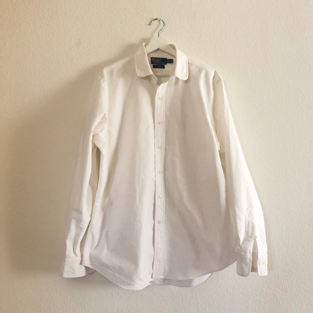 Polo by Ralph Lauren Men’s Club Custom fit Shirt Size L 16/5